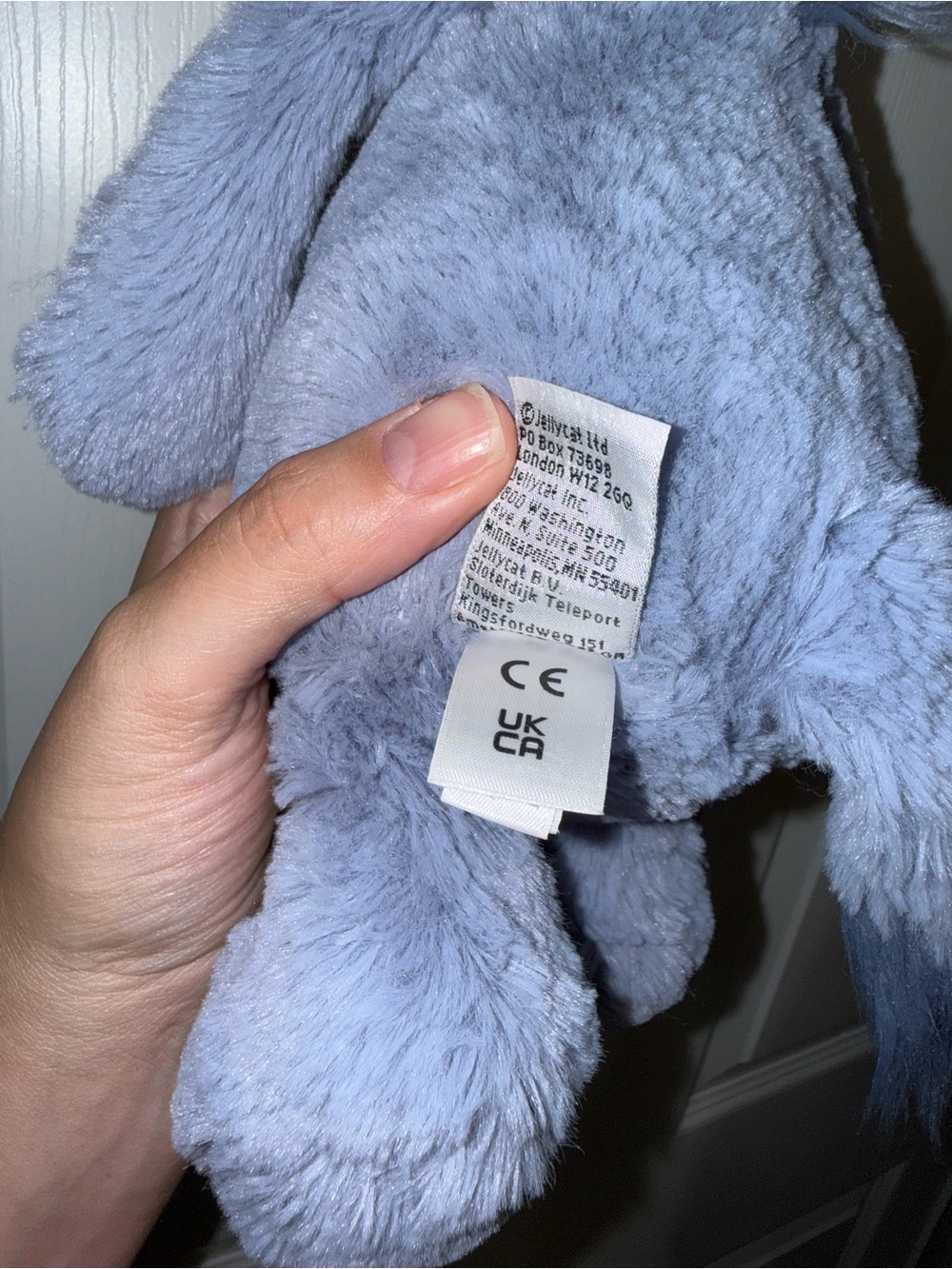 Jellycat Blue Bashful Donkey - Picture 5 of 6